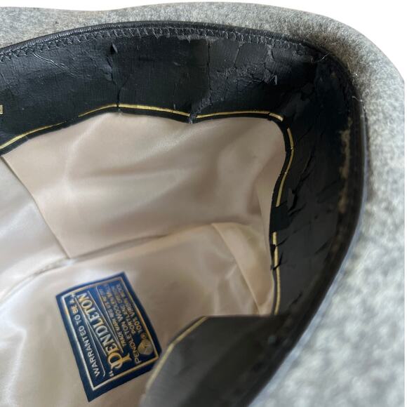 Vintage Pendleton Gray Fedora Wool Hat - Picture 5 of 8